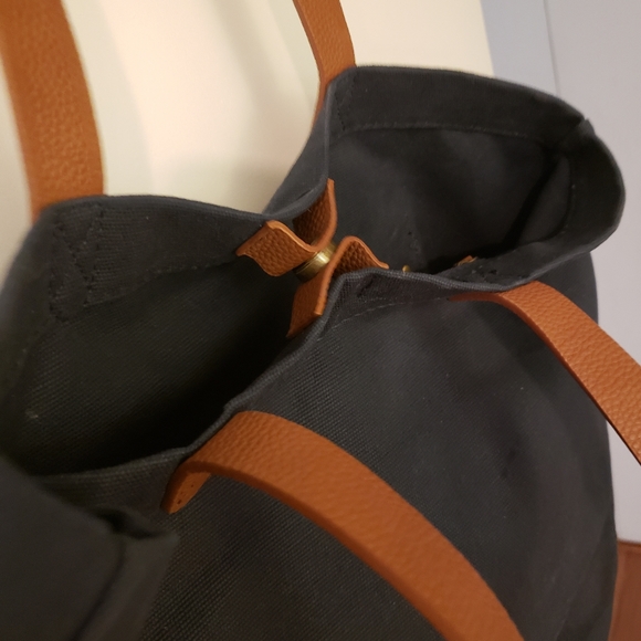 Navy blue tote bag - Picture 3 of 4